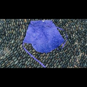 Marbled Purple Stracci Wrap Skirt